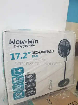 Top Quality Wow-Win Rechargeable Fan-17.2".