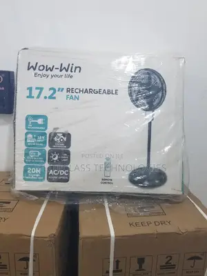 Reliable Wow-Win Rechargeable Fan 17.2.