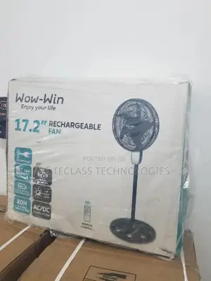 Sound Wow-Win Rechargeable Fan 17.2".