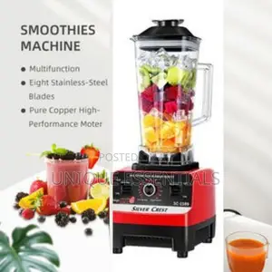 Heavy Duty Silver Crest Multi High Power Blender - 4500watts