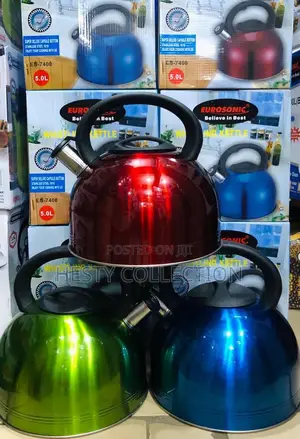 Es 7400 5 Litres Coloured Whistling Kettle