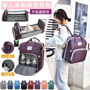 2 in 1 Multipurpose Baby Bag and Bed Maternity Diaper Bag
