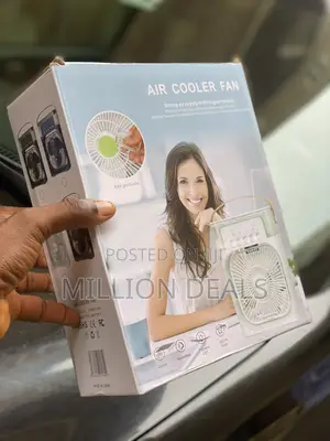 Desktop Electric Fan Air Cooler Water