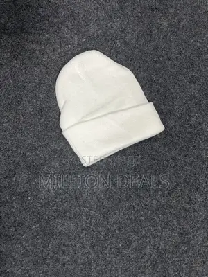 Stylish White Unique Beanie Head Wamer