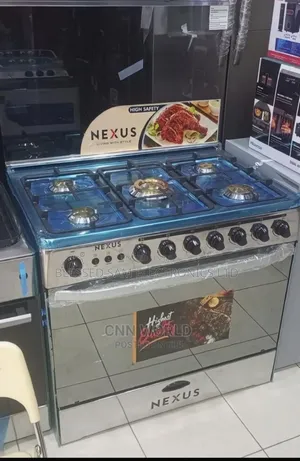 Nexus Standing 5 Burner Gas Cooker Automatic With Oven Grill