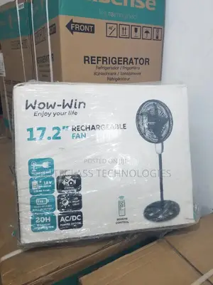 Good Wow-Win Rechargeable Fan 17.2".