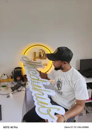 3d Logo Signage With Led Light