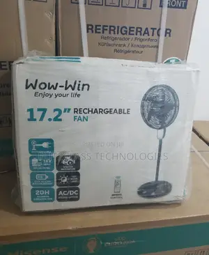 Unique Wow-Win Rechargeable Fan 17.2".