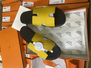Original Leather Hermes Slipers