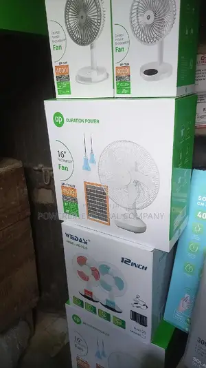 16inches Rechargeable Table Fan for Homes/ Offices/ Bars