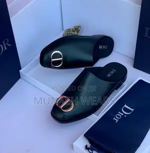 Quality Leather Dior Half Shoe