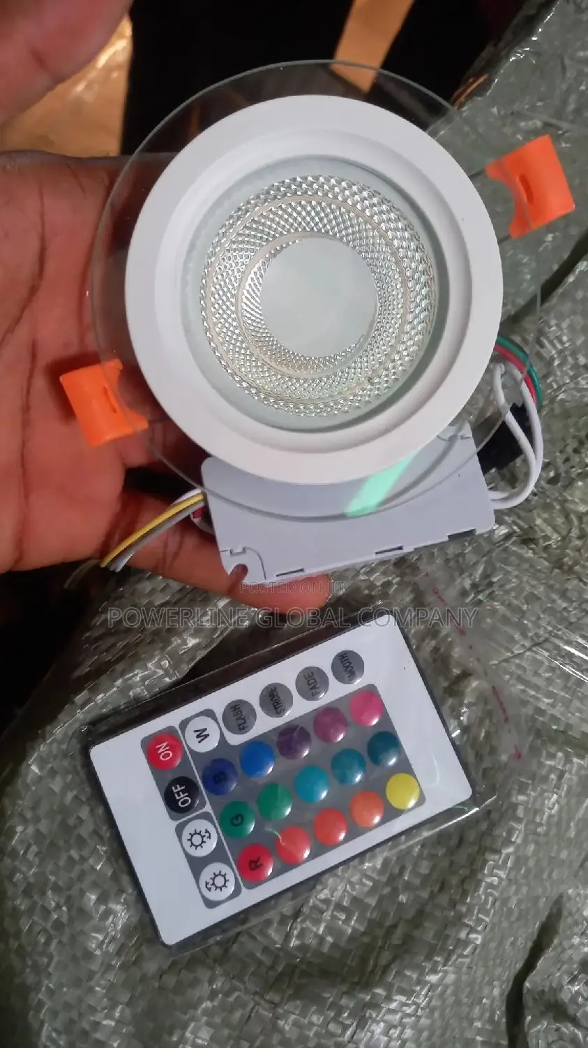 Pop Ceiling Light 6w Multiple Colour With Remote for Homes