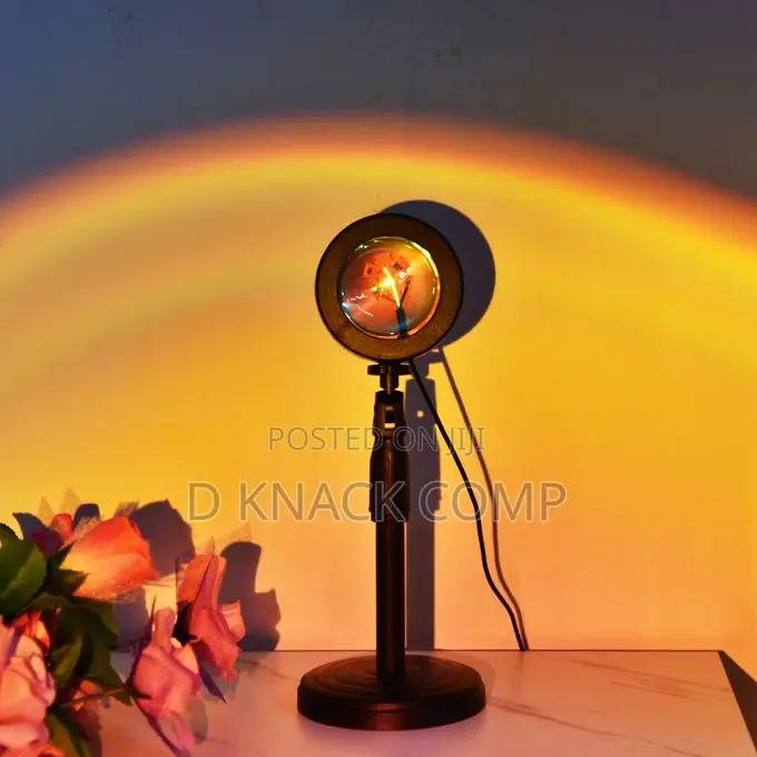 USB Powered Remote Control 20-color Sunset Lamp/Projector