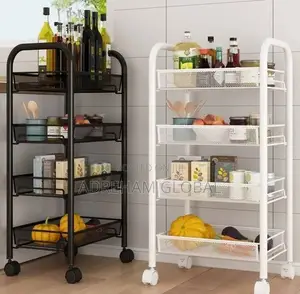 4 Layers Kitchen and Room Rack With 4 Wheels 