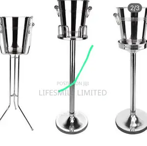 Stainless Steel Champagne Bucket With Stand