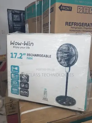 Efficient Wow-Win Rechargeable Fan 17.2".