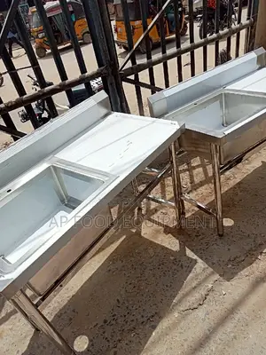 Stainless Single Sink With Side Table