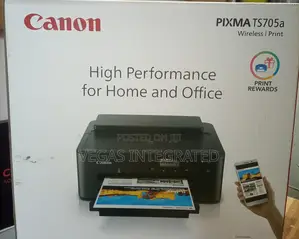 Canon Pixma Ts705a Photo Cd Idcard A4 Paper Wireless Printer