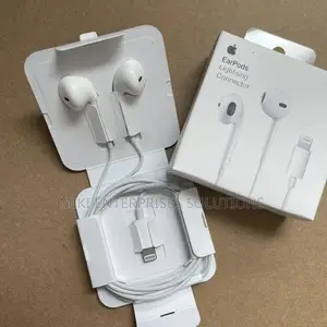 Apple Earpods With Lightning Connector in Ear Canal Headset