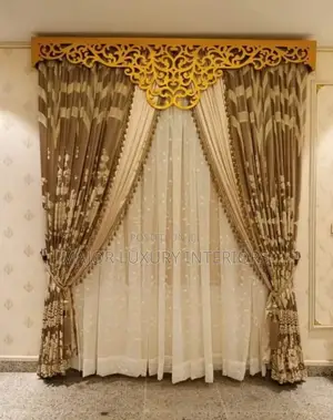 Turkish Curtains With Craft Design Board
