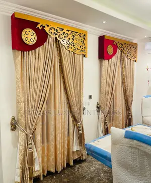 High Quality Royal Curtains With Design Board