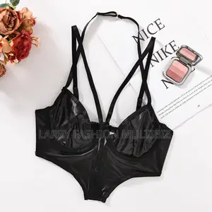 Harness Leather Bra Top
