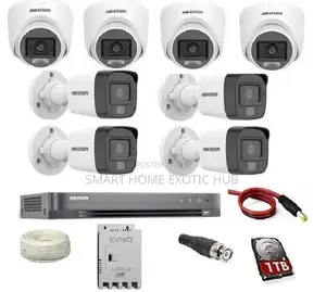 Hikvision 2mp - 8ch CCTV Camera System