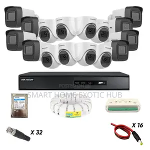 Hikvison 2mp - 16ch CCTV Camera System