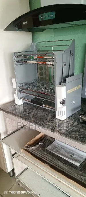 60cm Elevator Pull Down Plate Rack With Complete Accessorie