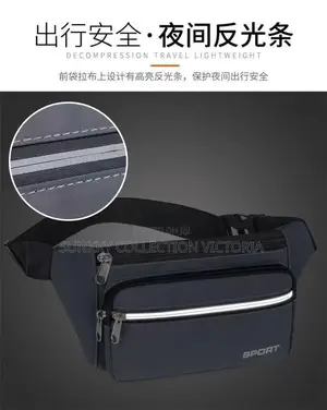 Casual Outdoor Unisex Canvas Waist Bag