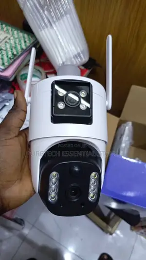 Top Vision V380 2in1 Dual Lens PTZ Solar Powered Camera