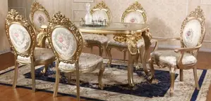 Quality Royal Wooden Dining Table Set With 6seater