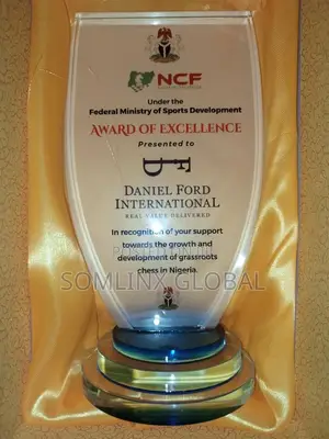 Crystal Glass Award Available