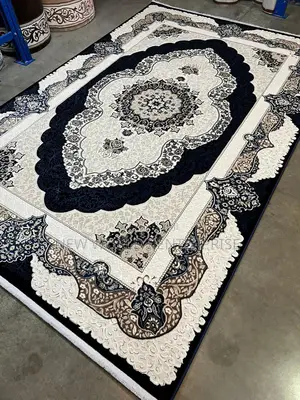 Darker Blue Color Persian Centre Rug