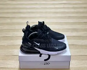 Original Nike Airmax 270 Black and White* Men Women