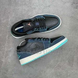 ORIGINAL Jordan 1 Low “Black Obsidian Navy”* MEN WOMEN