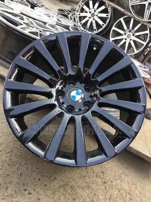19 Rim BMW Front and Back Pure Black Wheels Original