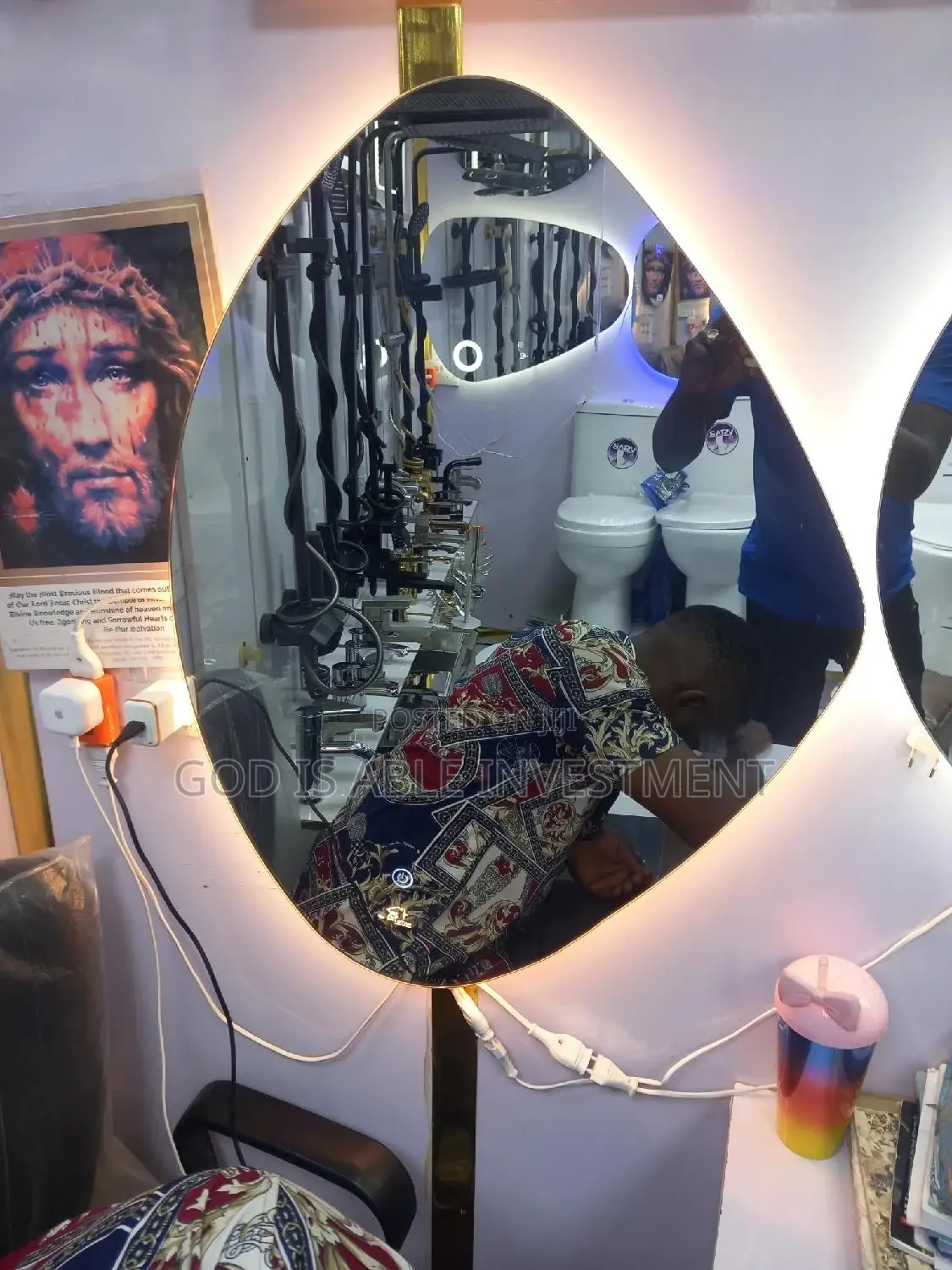 Original Led Mirror (Triangle Shape)