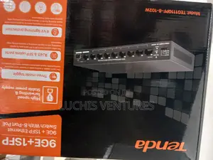 TENDA 9GE + 1SFP Ethernet Switch With 8port Poe