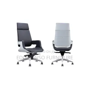 Executive Comfort Faux Leather Swivel Office Chair