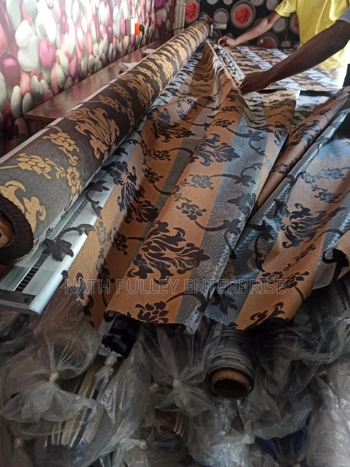 Coffee Brown Flower Blind
