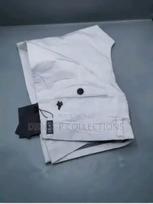 White Prada Chino's Trousers for Men