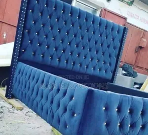 Blue Color Bedframe