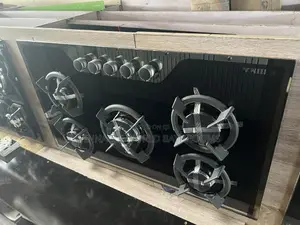 PHIIMA 90cm 5 Burner Gas Built in Gas Hub 001