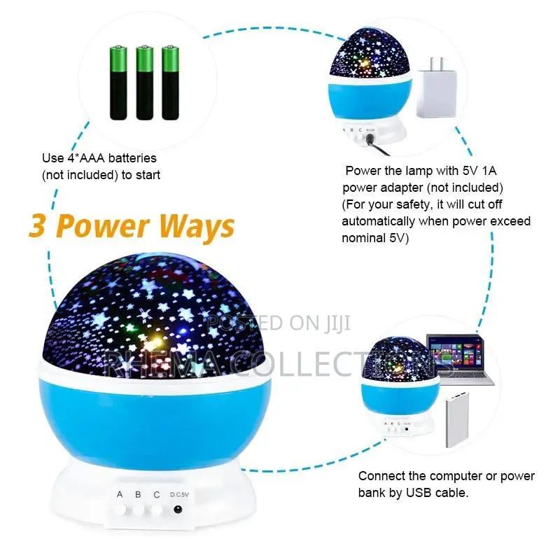 Starry Sky Night Light Projector