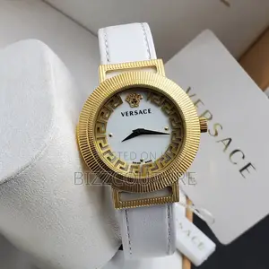 Original Versace White Dail White Rubber Strap Watch