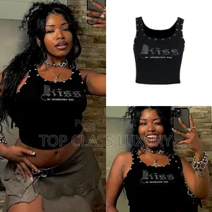 Original Kiss Rhinestone Tanktop Women