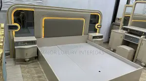 Complete Set of Foreign Bed With Console
