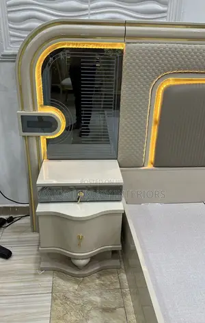 Complete Set of Foreign Bed With Console