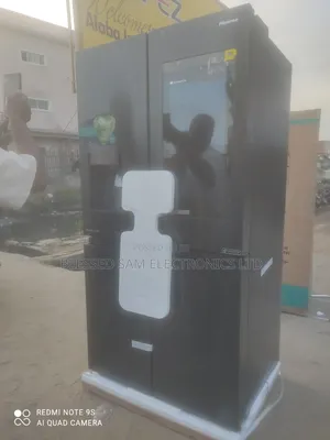 Hisense 4 Doors Inverter Fridge>Built 21"Inch TV >Dispenser
